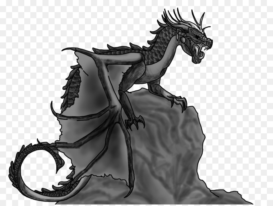 Dragón，Blanco PNG