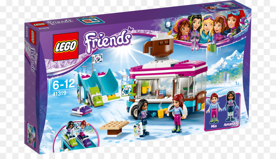 Lego 41319 Friends Snow Resort Hot Chocolate Van，Amigos De Lego PNG