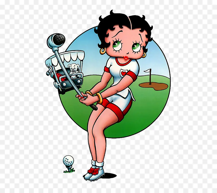 Betty Boop，Golf PNG