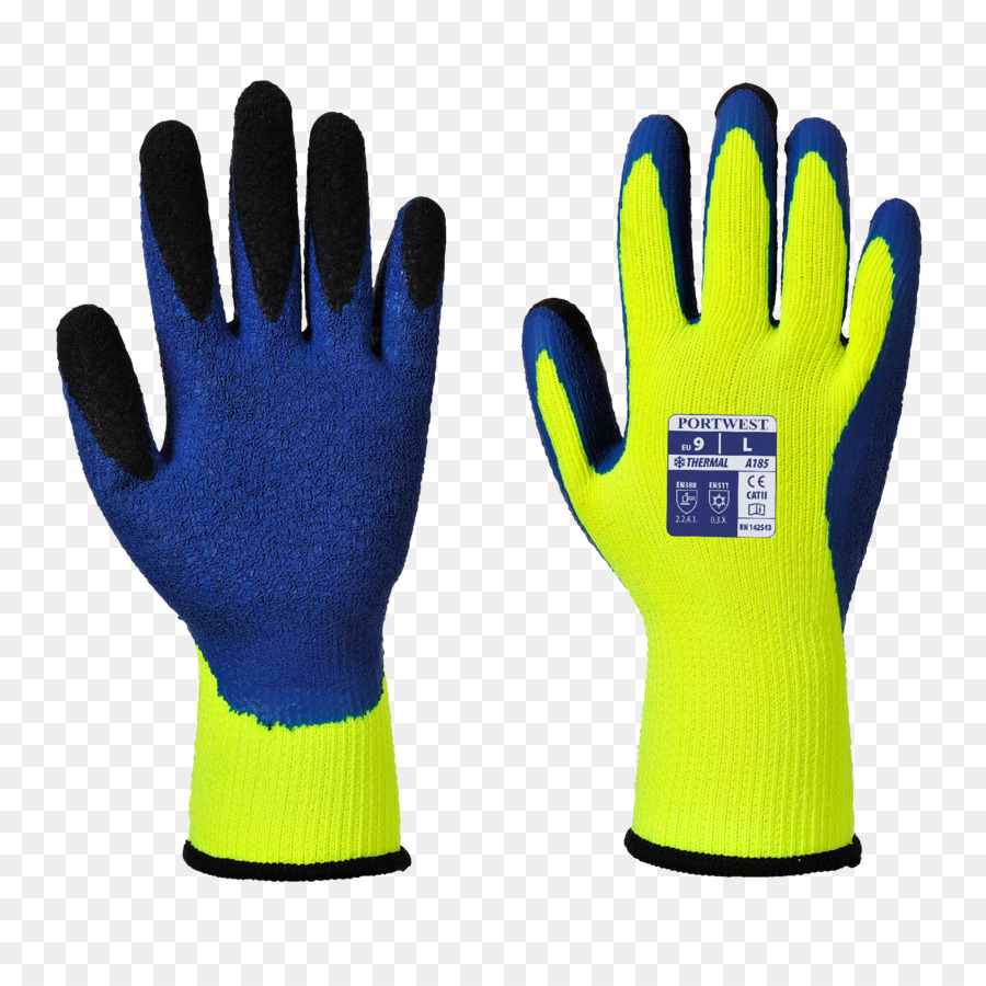 Guantes，Azul PNG