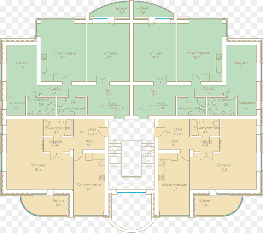 Plan De Piso，Zona Residencial PNG