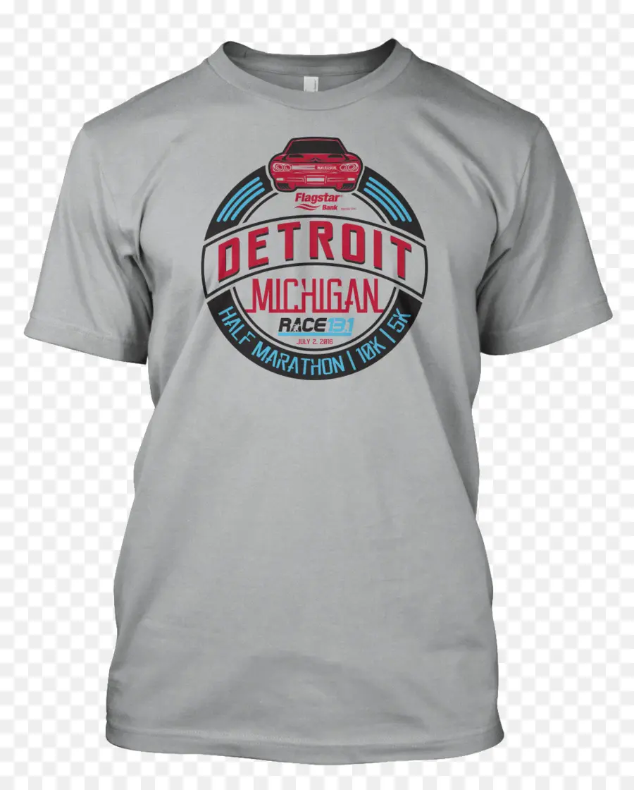 Camiseta Detroit Michigan Race，Media Maratón PNG