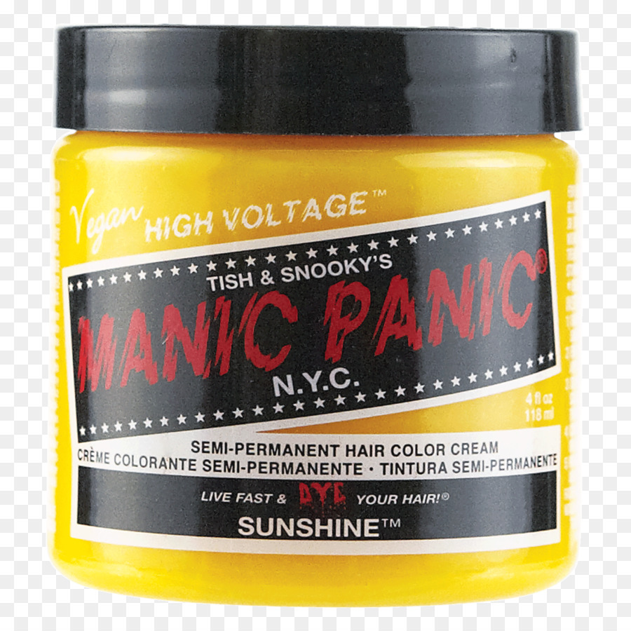 La Coloración Del Cabello，Manic Panic PNG