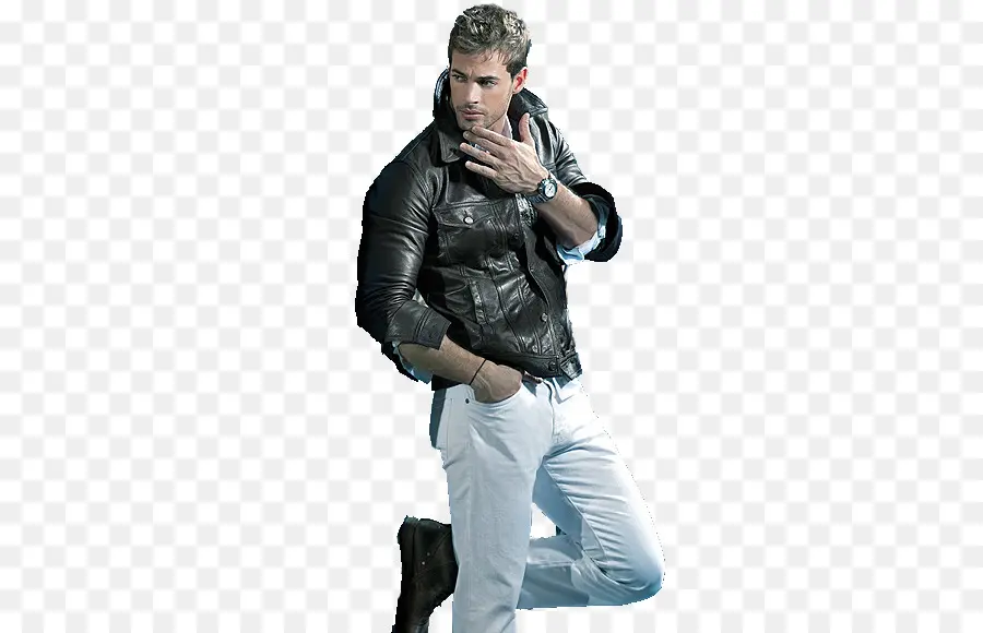 William Levy，Chaqueta De Cuero PNG