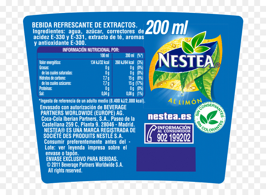 Té Helado，Las Bebidas Gaseosas PNG