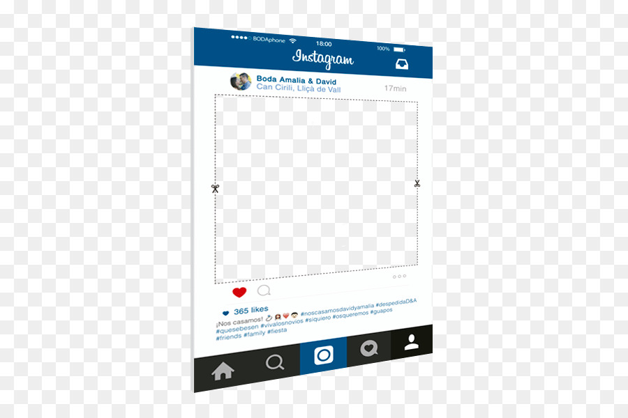 Plantilla De Publicación De Instagram，Redes Sociales PNG