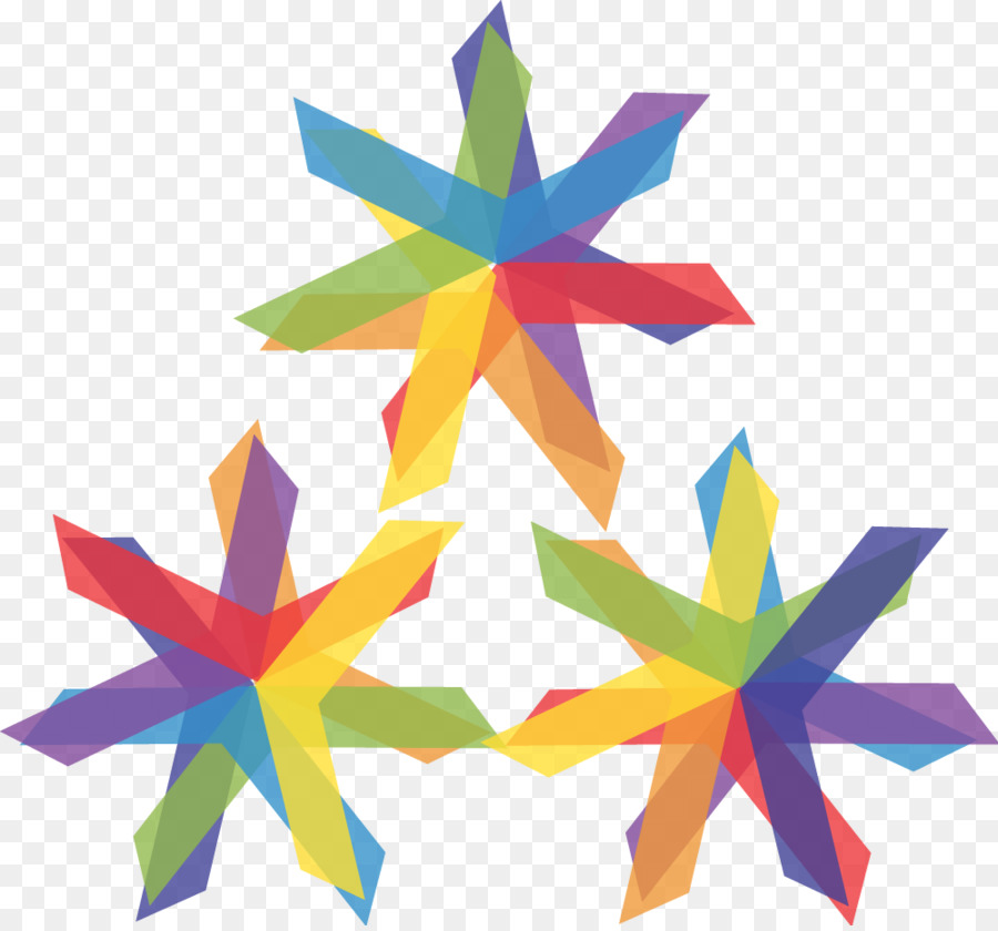 Estrella Colorida，Arcoíris PNG