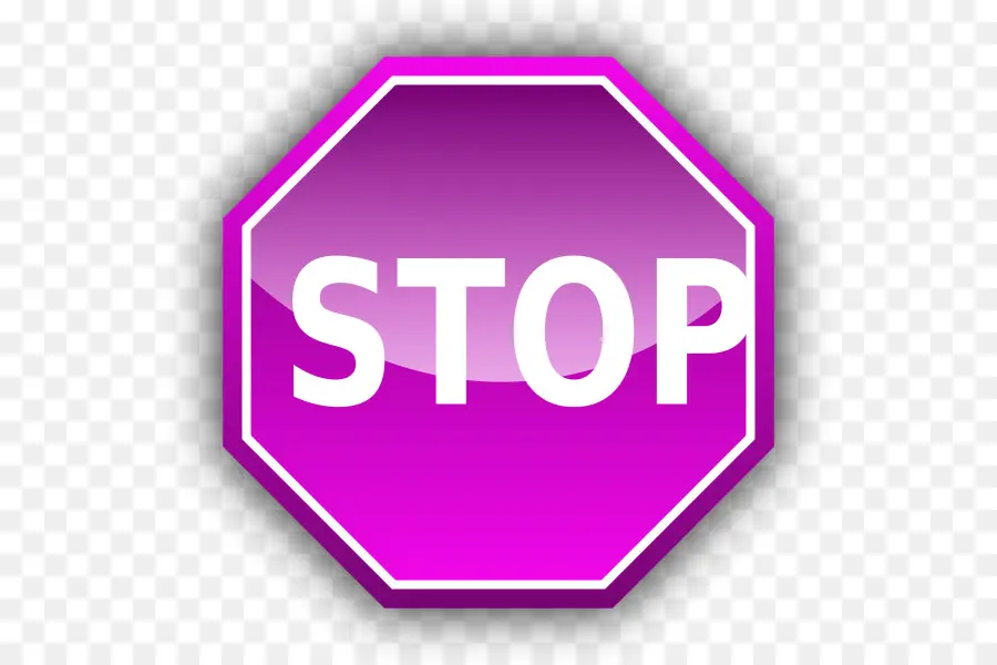 Señal De Stop Azul，Tráfico PNG