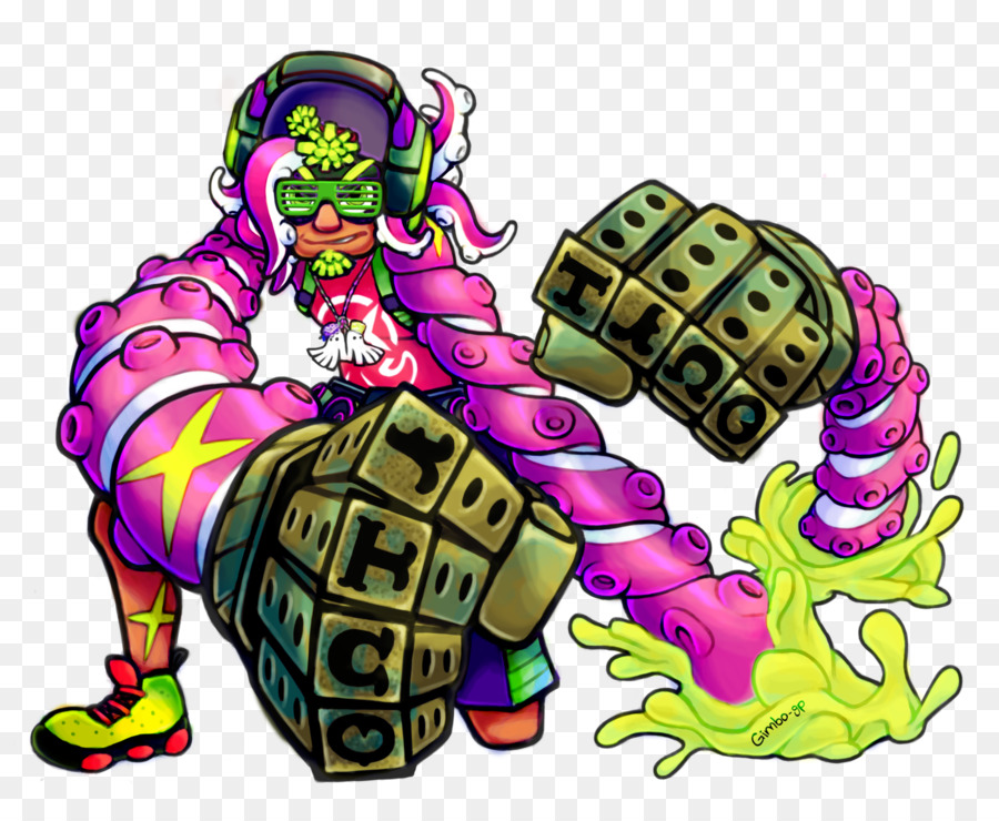 Splatoon，Los Brazos PNG