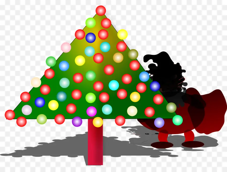 Árbol De Navidad，Luces PNG