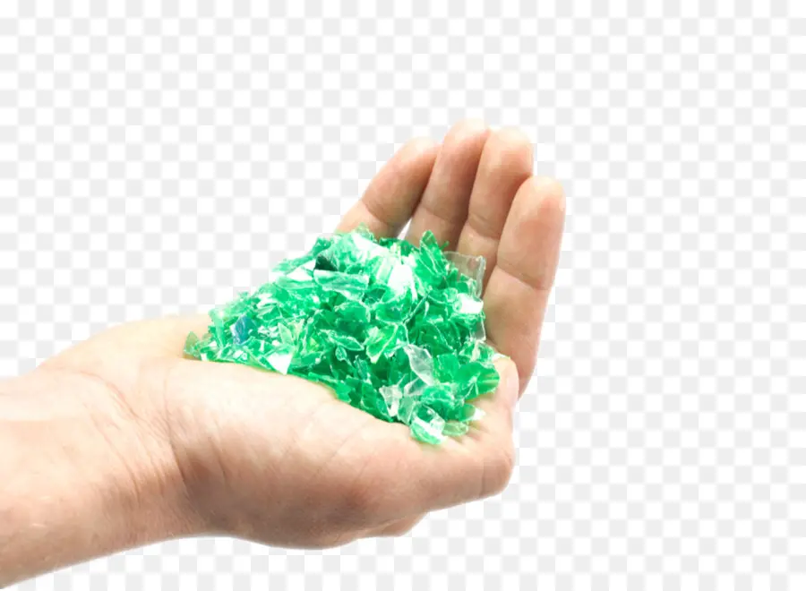 Piezas De Plástico Verde，Mano PNG