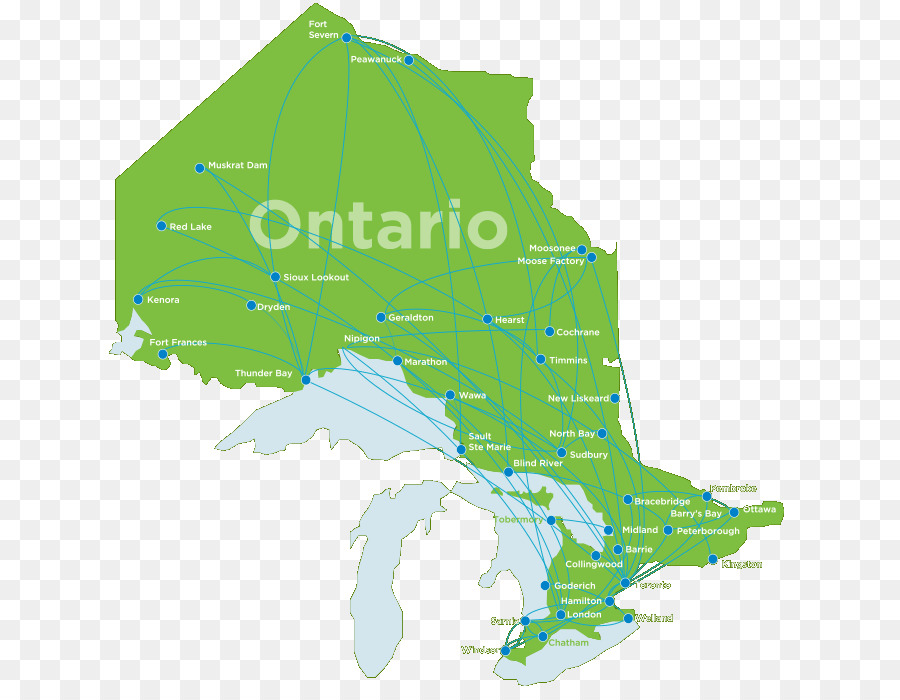 Mapa，Ontario PNG
