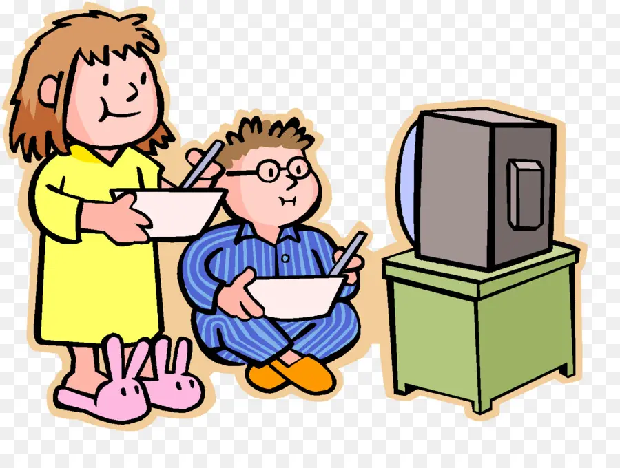 Niños Viendo Televisión，Niños PNG