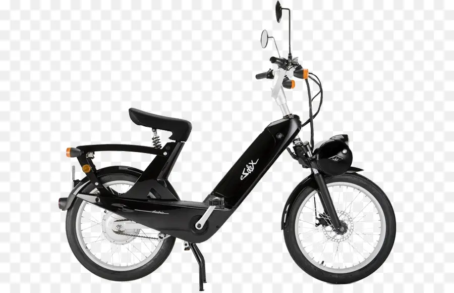 Bicicleta Eléctrica，Negro PNG