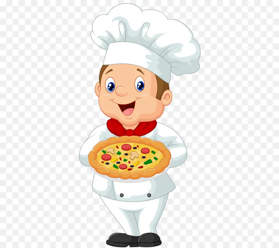 Chef Con Pizza，Cocinero PNG