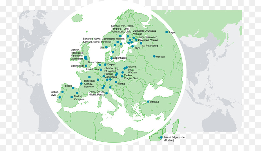 Mapa De Europa，Países PNG