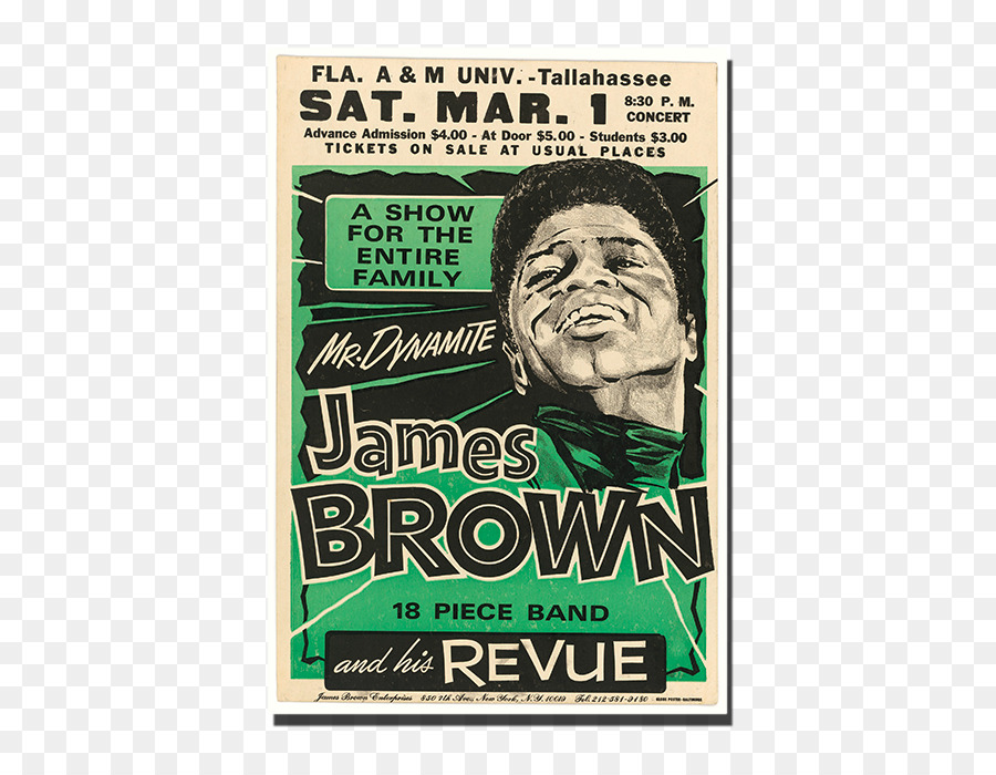 Cartel Del Concierto De James Brown，Concierto PNG