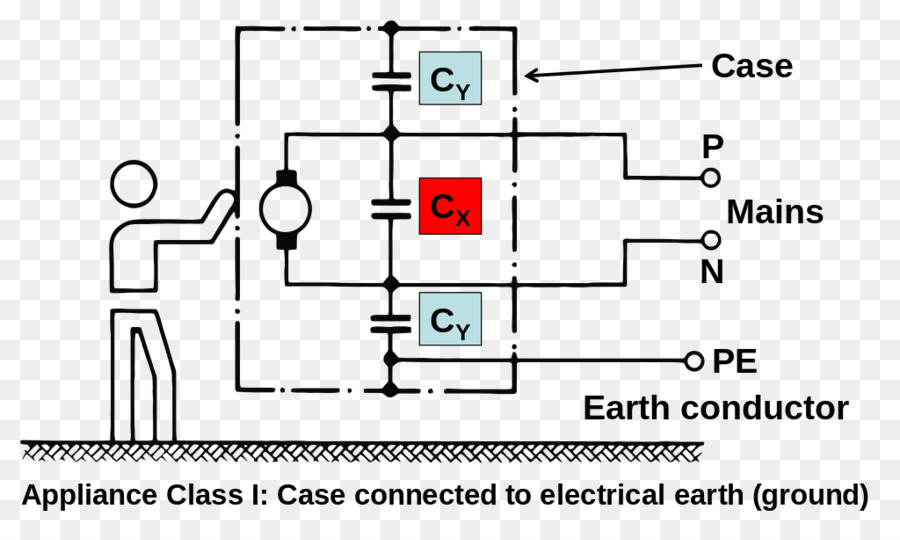 Condensador，Diagrama De Cableado PNG