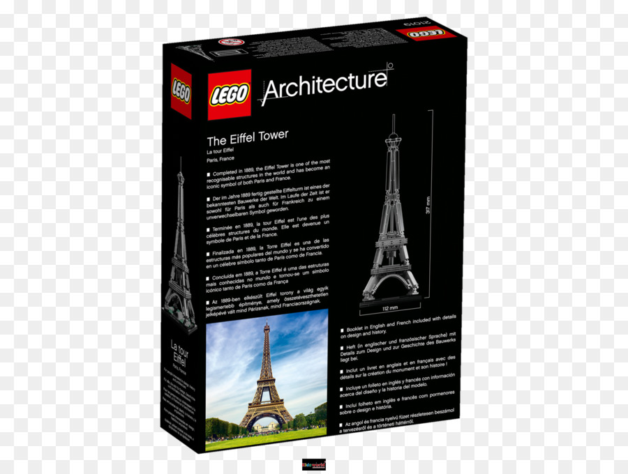 Eiffel，Lego 21019 De La Arquitectura De La Torre Eiffel PNG