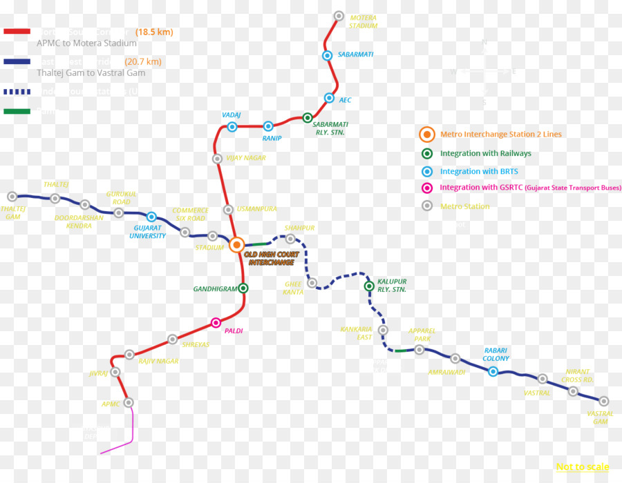 Metrolink Express Para Gandhinagar Y Ahmedabad，De Tránsito Rápido PNG