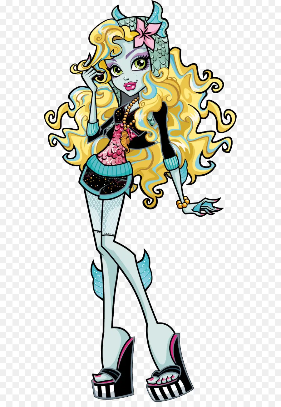 Lagoona Blue，Monster High PNG