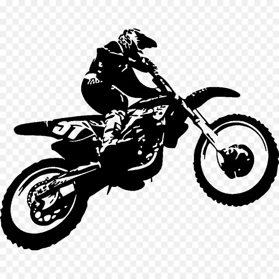 Piloto De Motocross，Motocicleta PNG