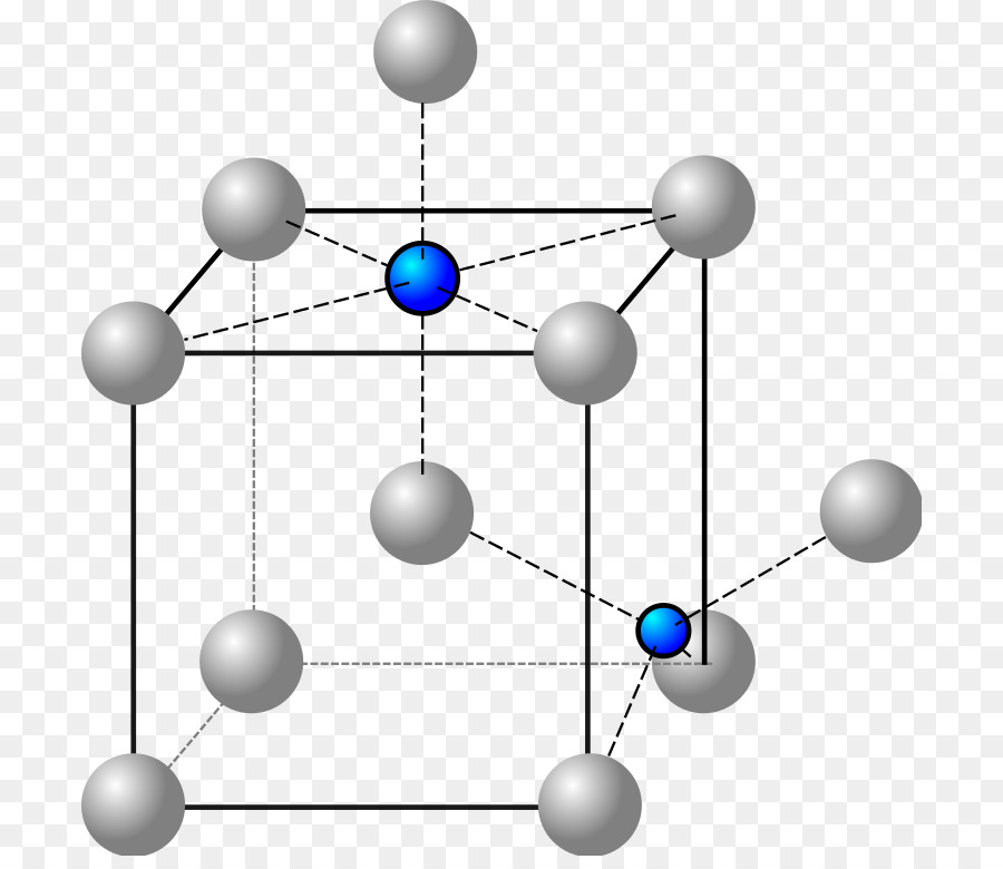 Estructura Cristalina，átomos PNG