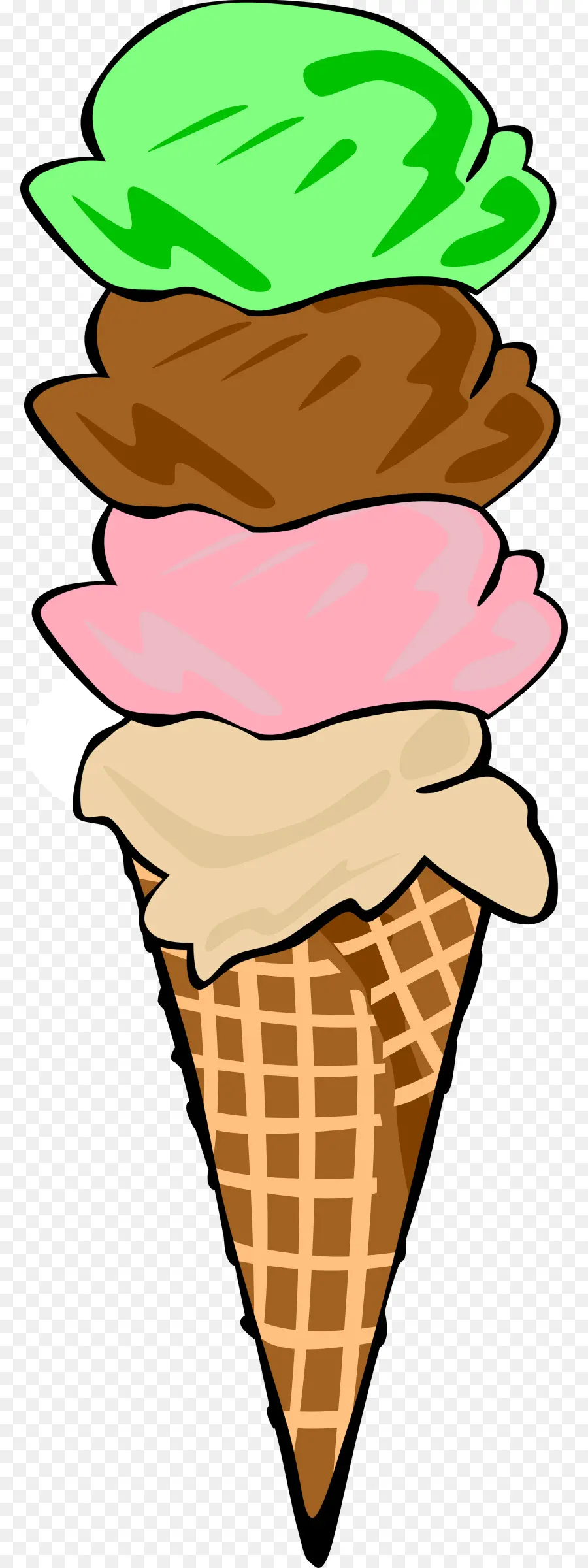 Cono De Helado，Cucharadas PNG