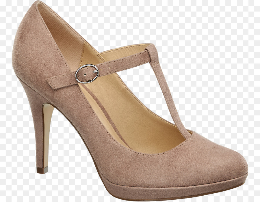 Zapato De Tacón Alto，Beige PNG