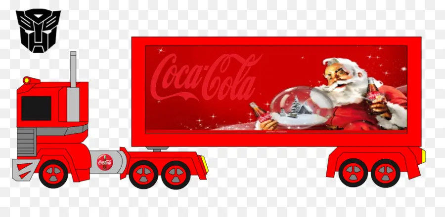 Camión De Coca Cola，Papá Noel PNG