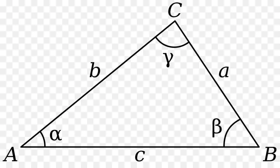 Triángulo Con ángulos，Geometría PNG