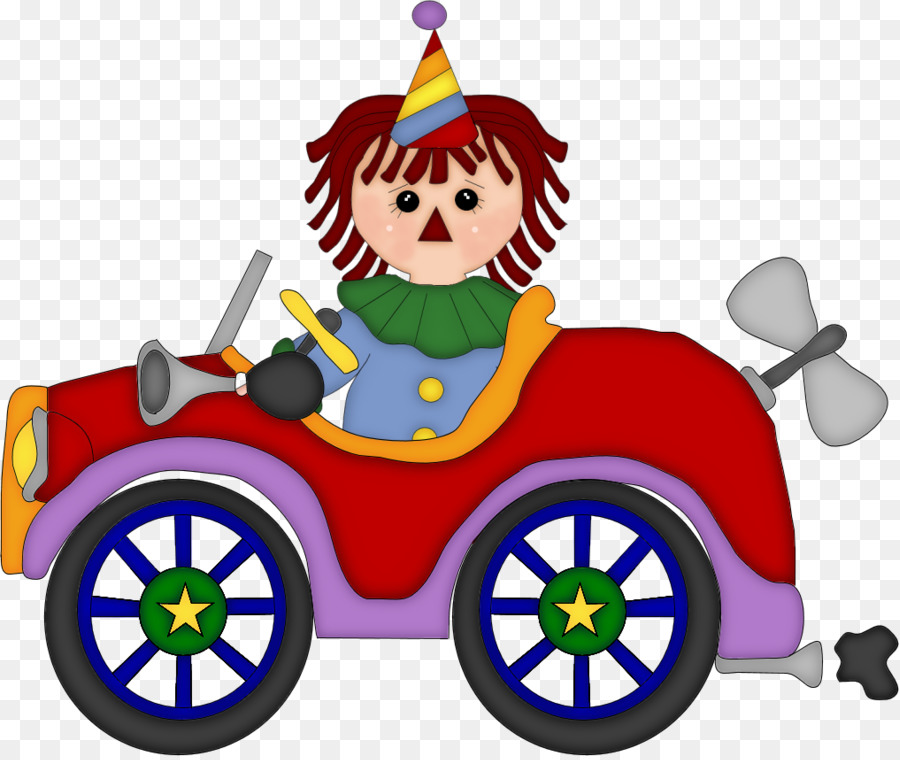 Coche De Juguete，Payaso PNG