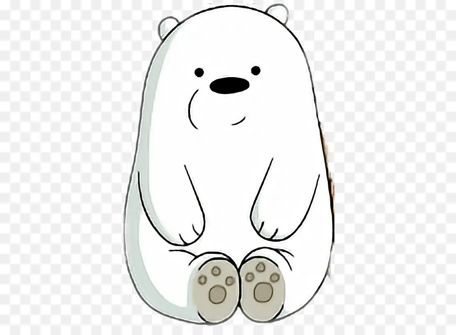 Oso Blanco，Dibujos Animados PNG