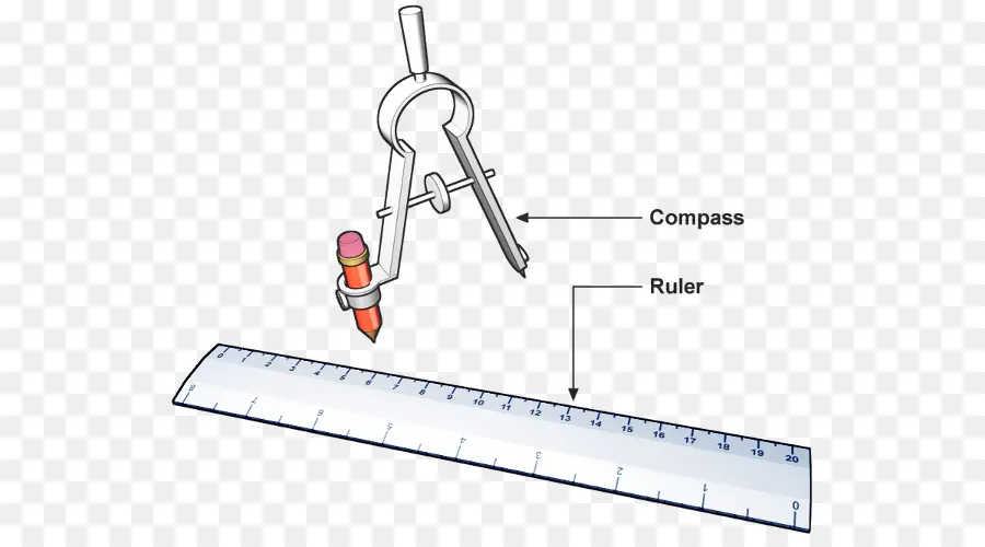 Compassandstraightedge Construcción，Brújula PNG