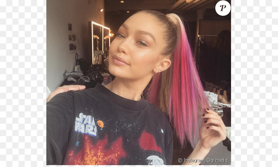 Gigi Hadid，Cabello Humano Color PNG