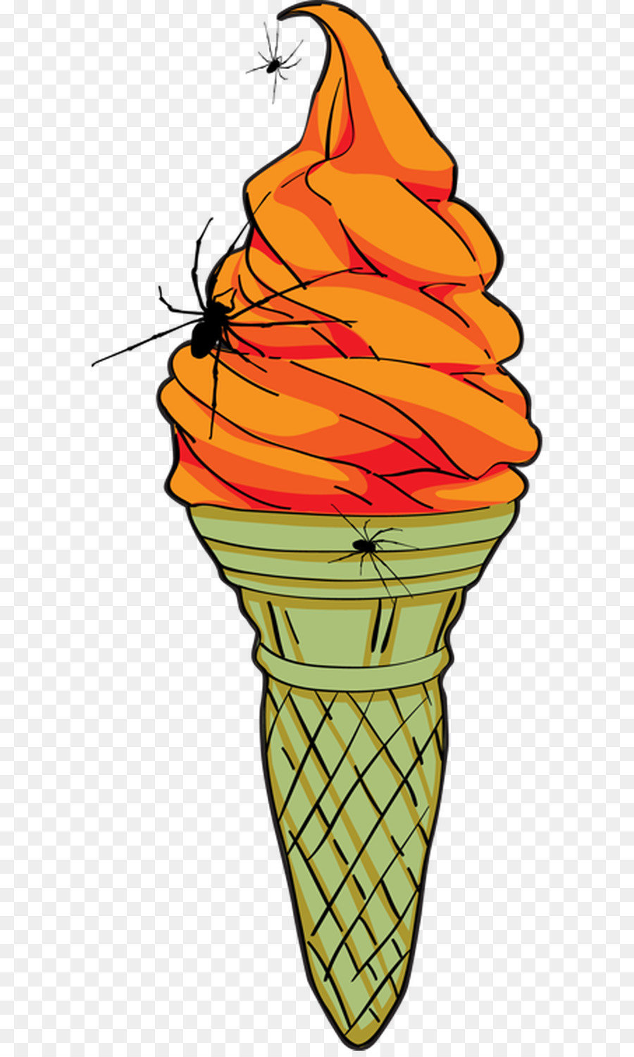 Conos De Helado，Helado PNG