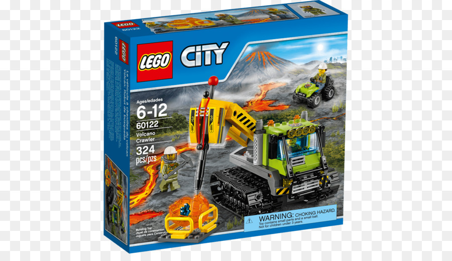 Lego 60122 De La Ciudad De Volcán Rastreador，Lego City PNG