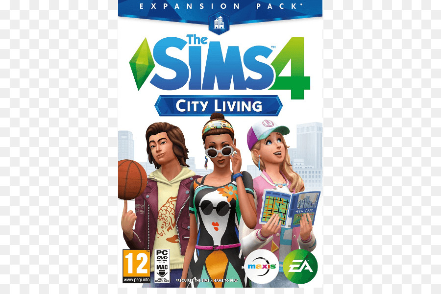 Sims 4 City Living，Sims 4 Gatos Perros PNG