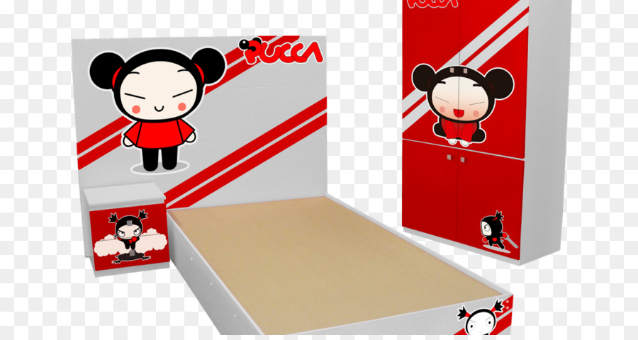 Muebles Pucca，Cama PNG