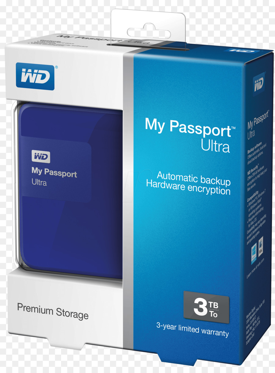 Wd Mi Passport Ultra Hdd，Mi Pasaporte PNG