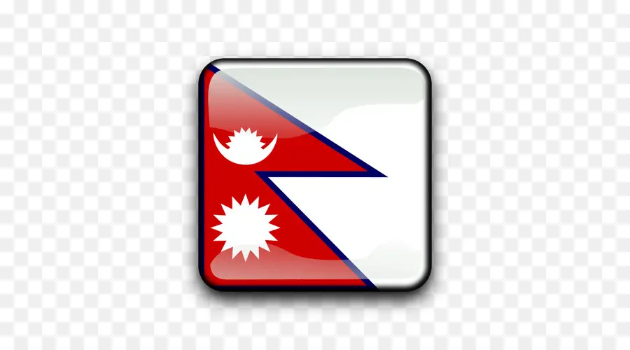 Icono De La Bandera De Nepal，Nacional PNG