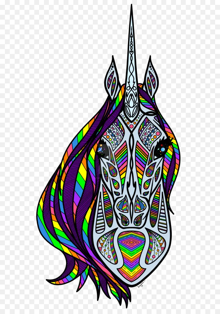 Unicornio Colorido，Arcoíris PNG