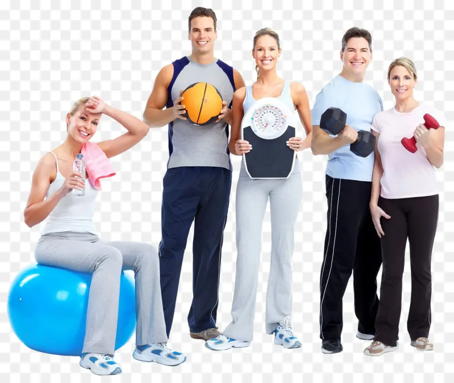 Grupo De Fitness，Ejercicio PNG