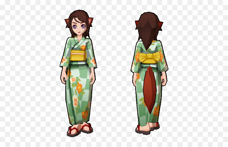 Diseño De Vestuario，Kimono PNG