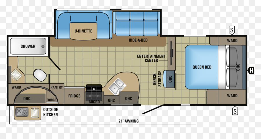 Plan De Piso，Autocaravanas PNG