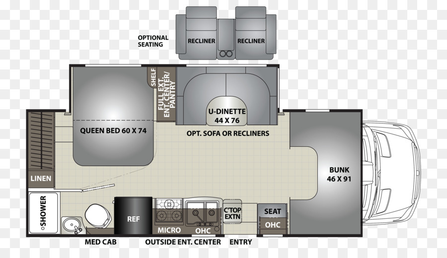 Plan De Piso，Autocaravanas PNG