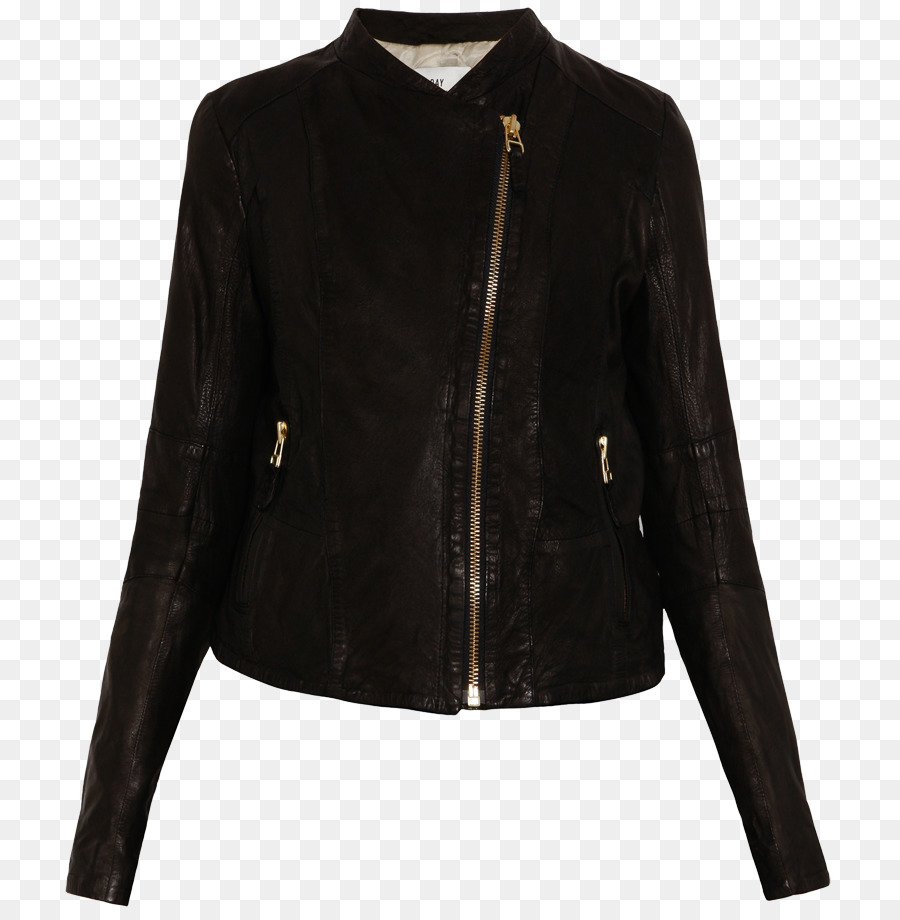 Chaqueta De Cuero Negra，Ropa De Calle PNG