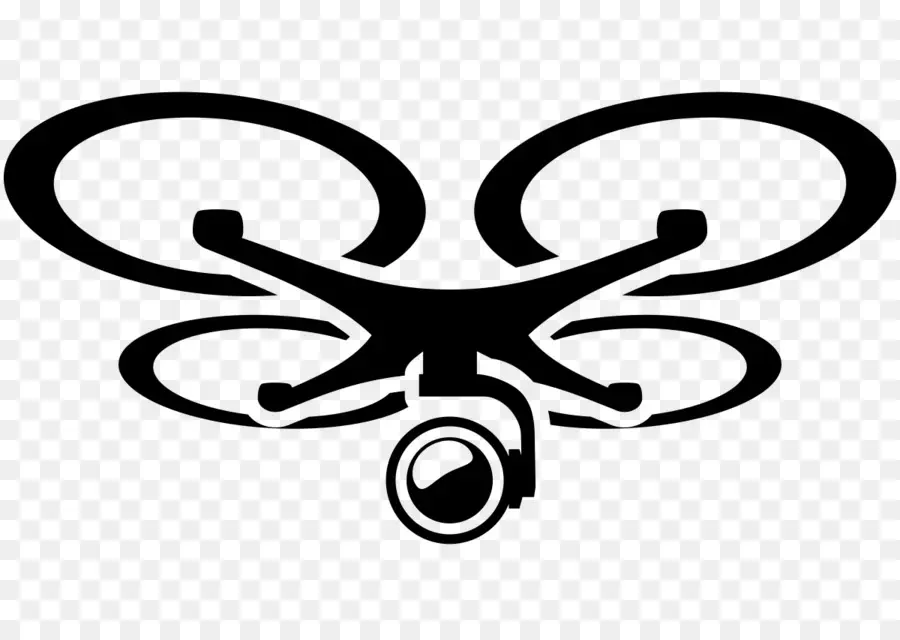 Silueta De Drones，Cuadricóptero PNG