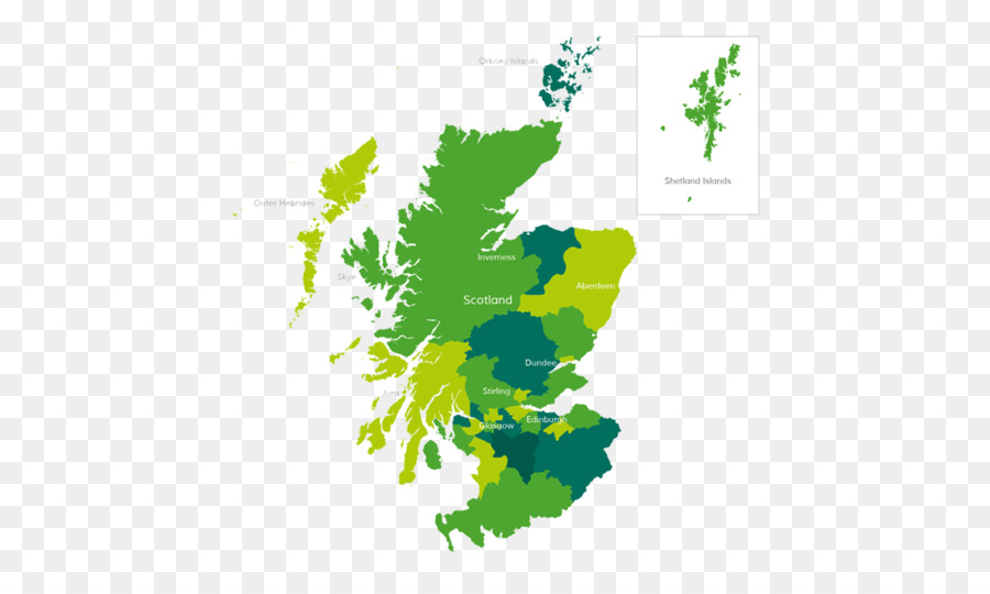 Escocia，Mapa PNG