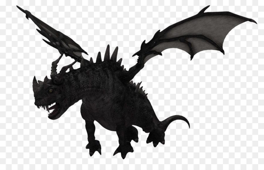 Dragón，Blanco PNG